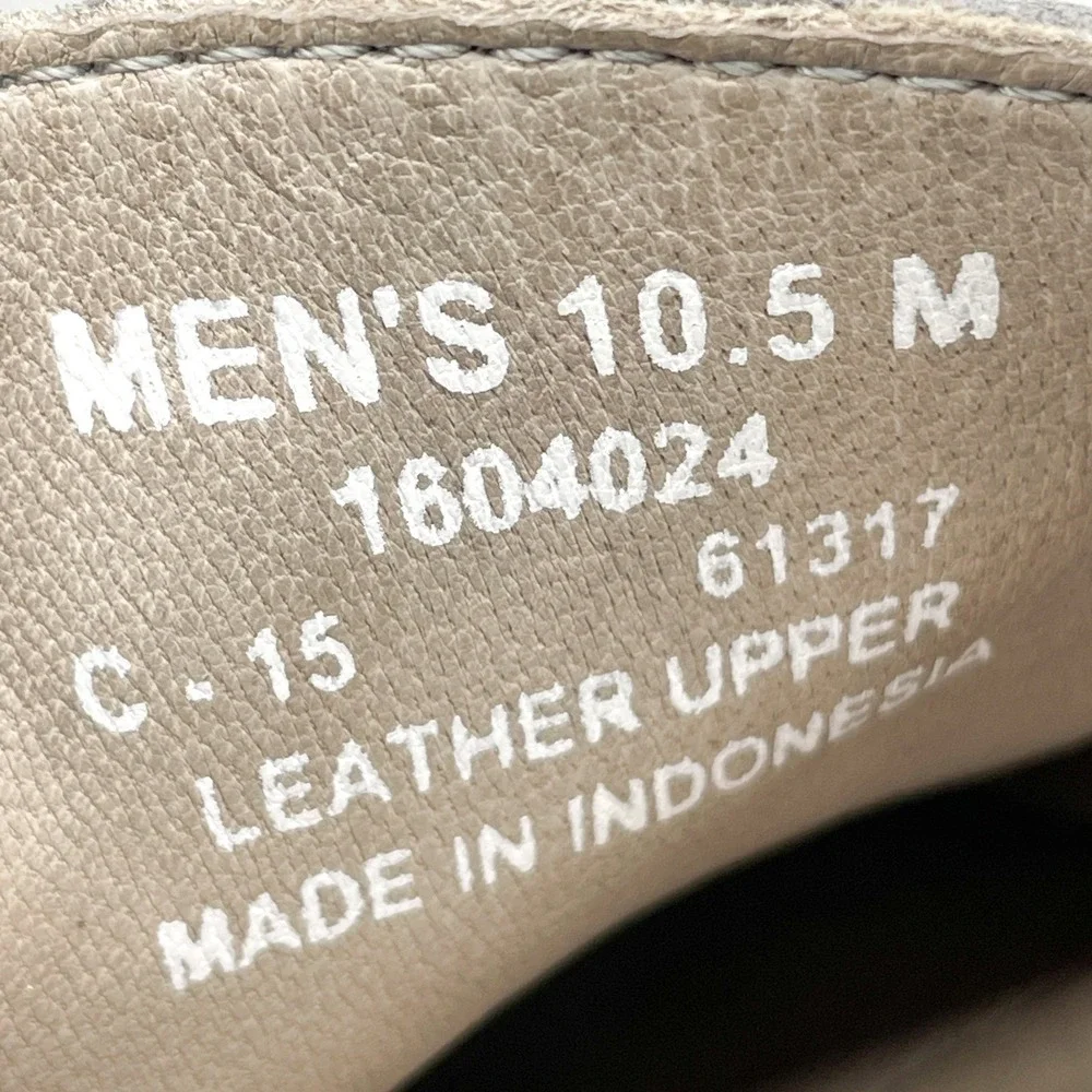 Sperry Gold Cup Authentic Original Boat Shoes Mens 10.5M Grey Leather Preppy